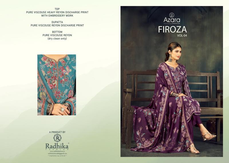Azara firoza wholesale dress material surat gujarat